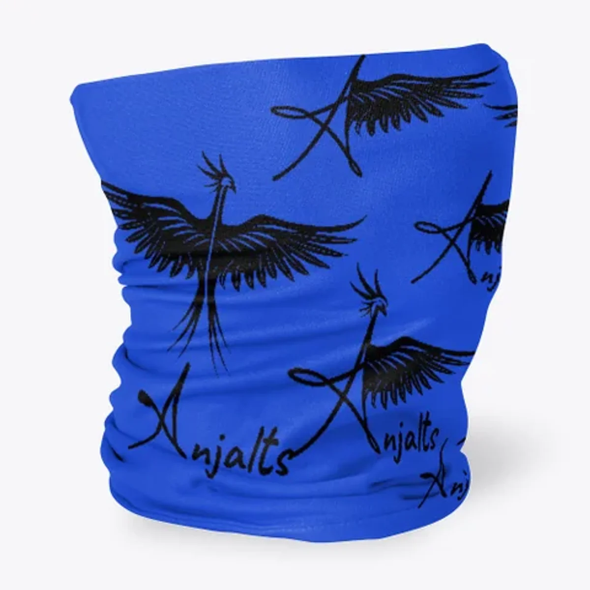 Anjalts' Logo Neck Gaiter Mask – Lavender & Indigo — photo 4