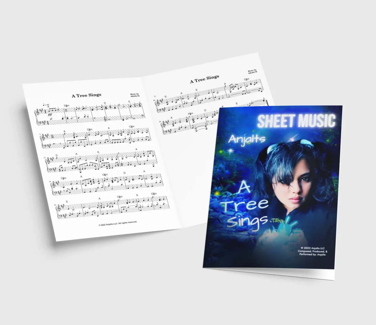 'A Tree Sings' Sheet Music (Printed Booklet) — photo 1