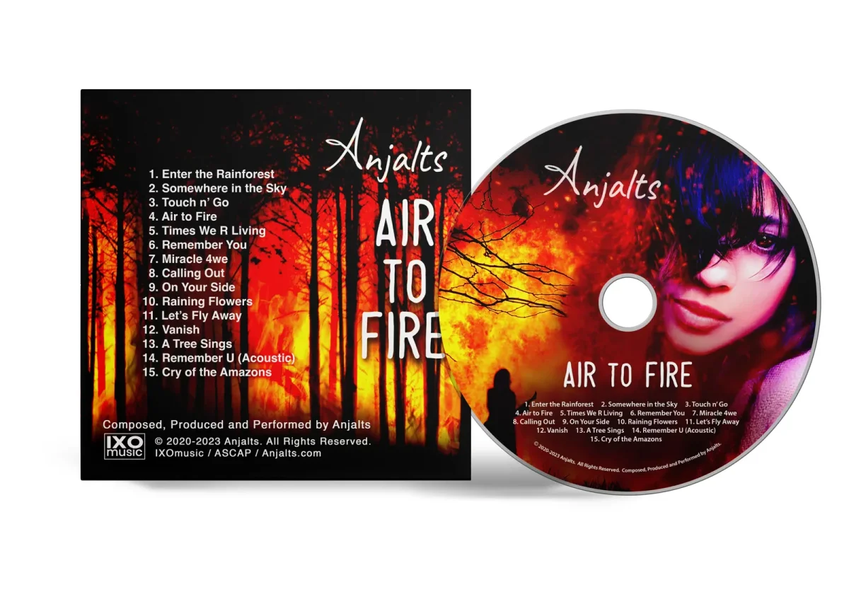 "Air to Fire" Album CD (Limited Edition SIGNED by Anjalts) — photo 2