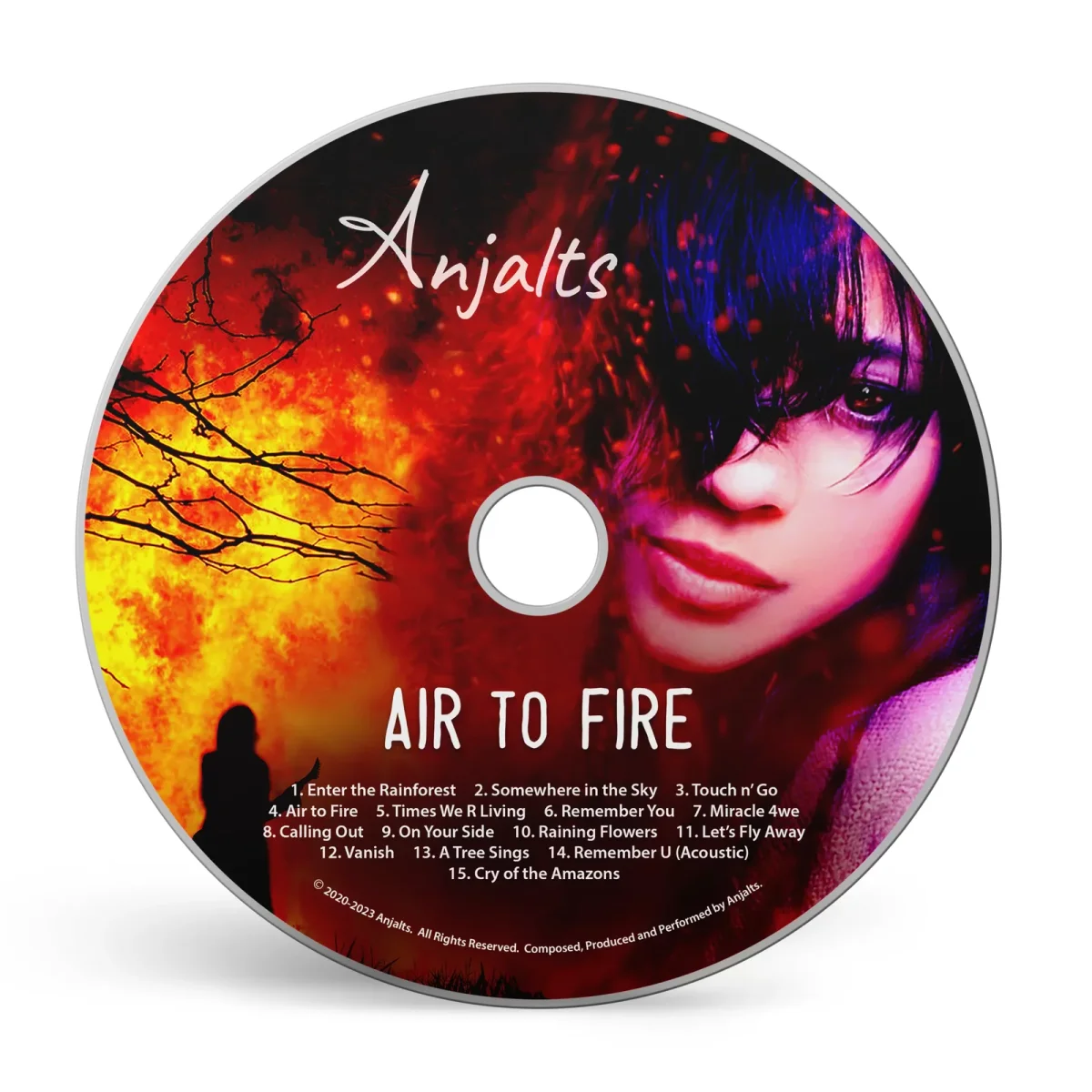 "Air to Fire" Album CD (Limited Edition SIGNED by Anjalts) — photo 3